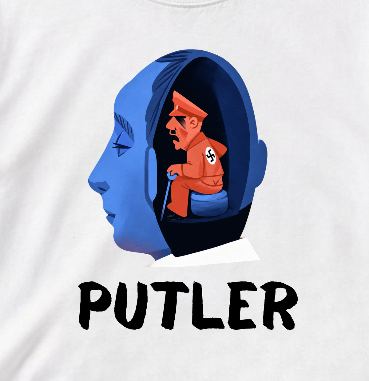 ФУТБОЛКА С ПРИНТОМ "PUTLER"