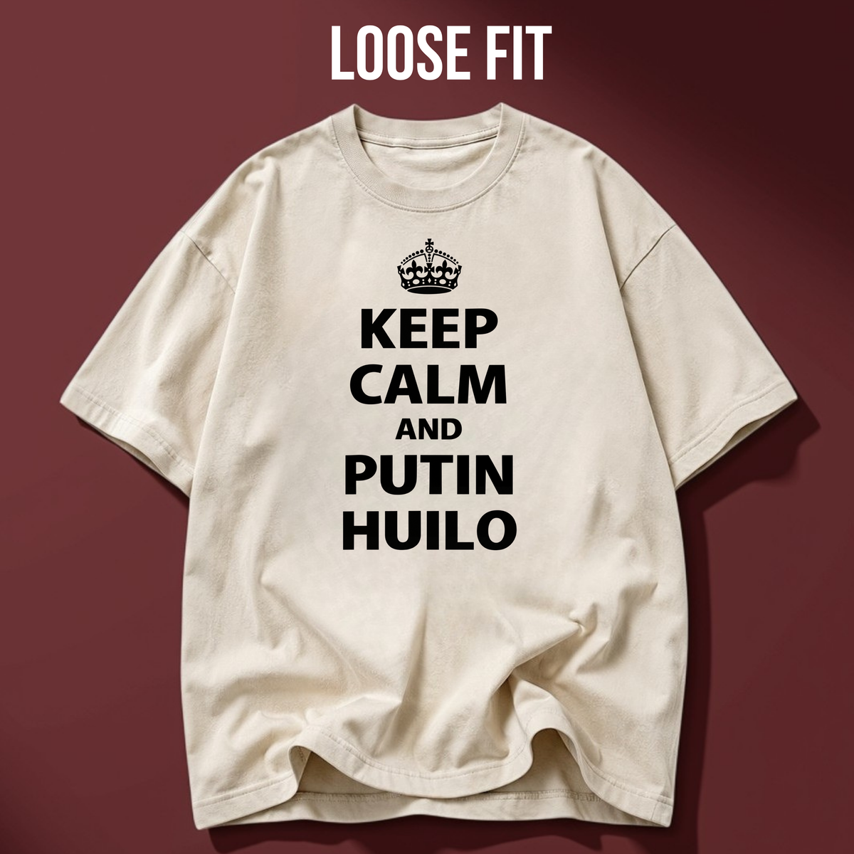 ФУТБОЛКА С ПРИНТОМ "Keep Calm"