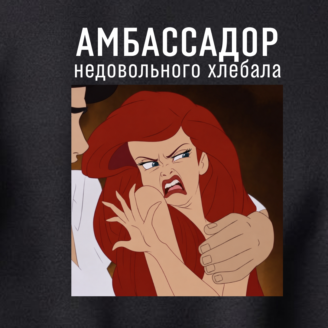СВИТШОТ С ПРИНТОМ "АМБАСАДОР"