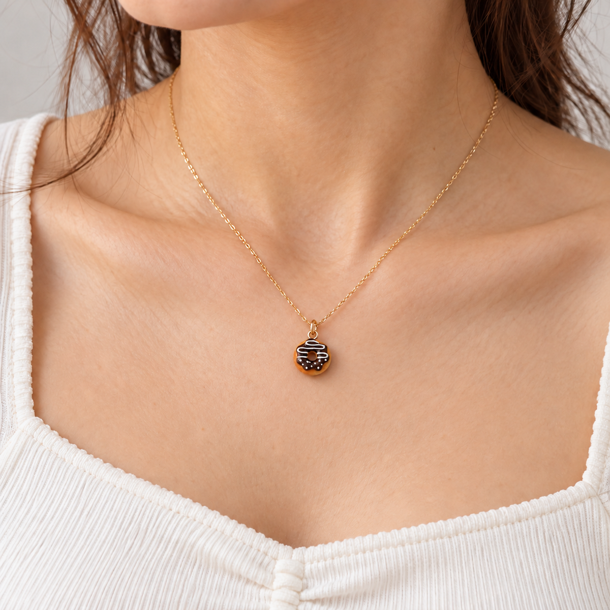 Mini Donut Charm Pendant — 6 Flavors