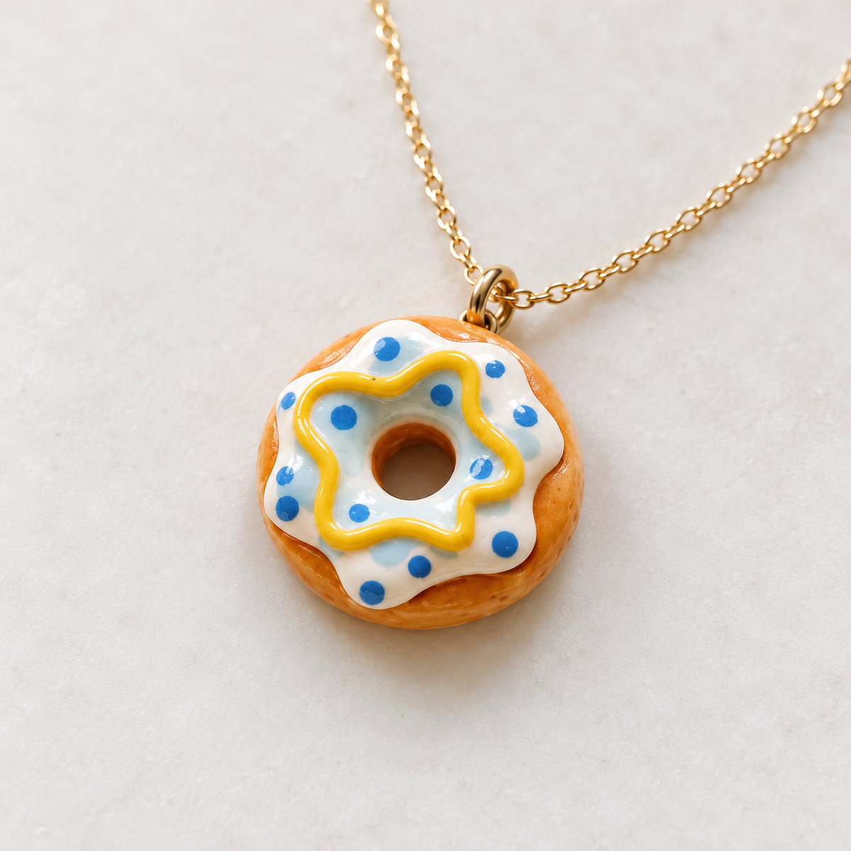 Mini Donut Charm Pendant — 6 Flavors