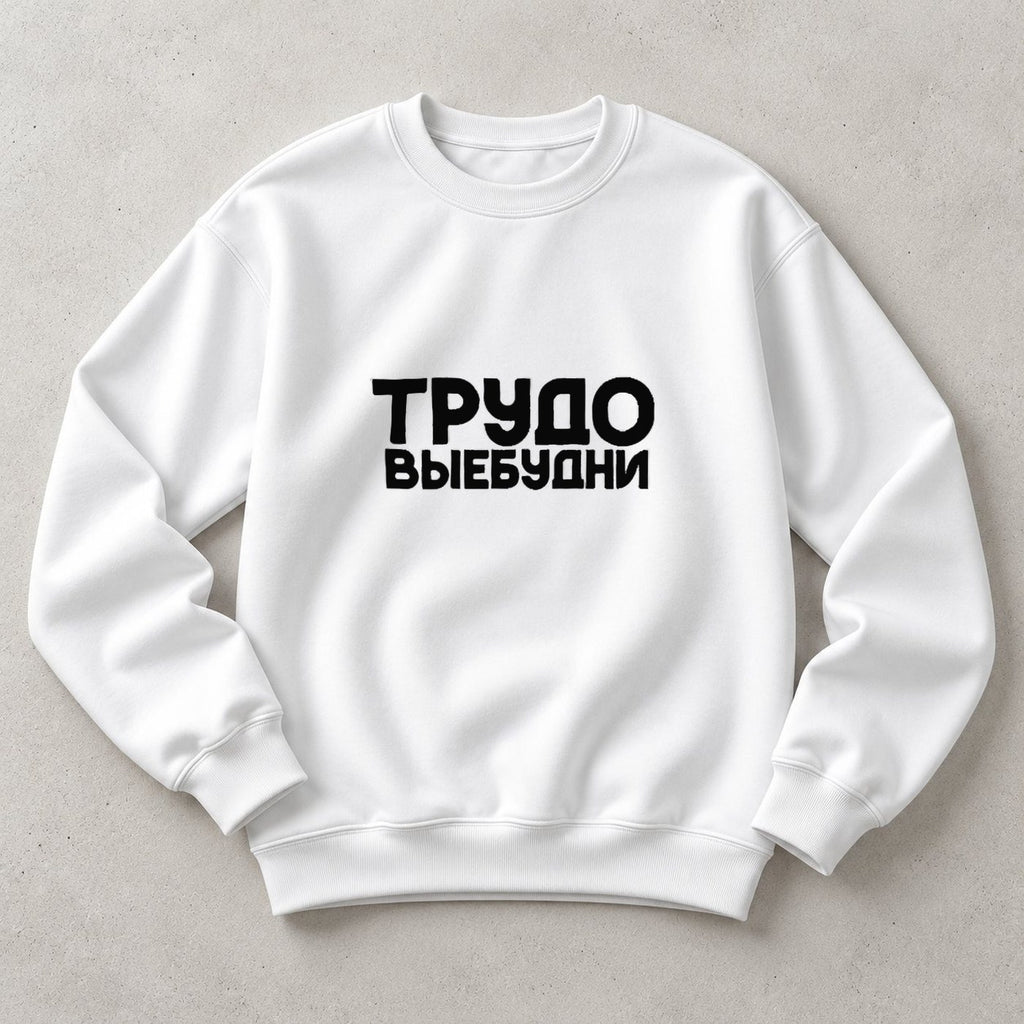 СВИТШОТ С ПРИНТОМ "Трудовые Будни"