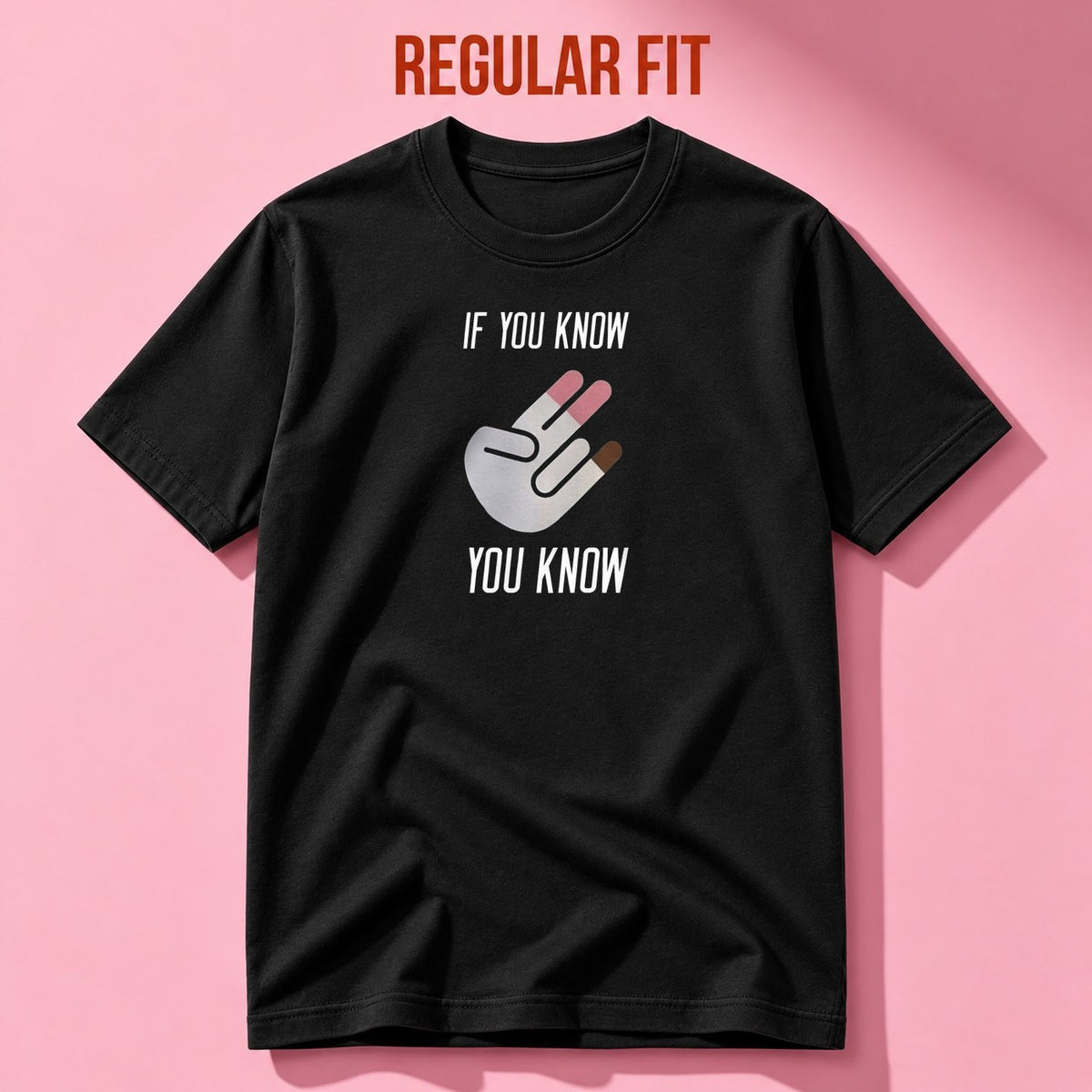 ФУТБОЛКА С ПРИНТОМ "If You Know You Know"