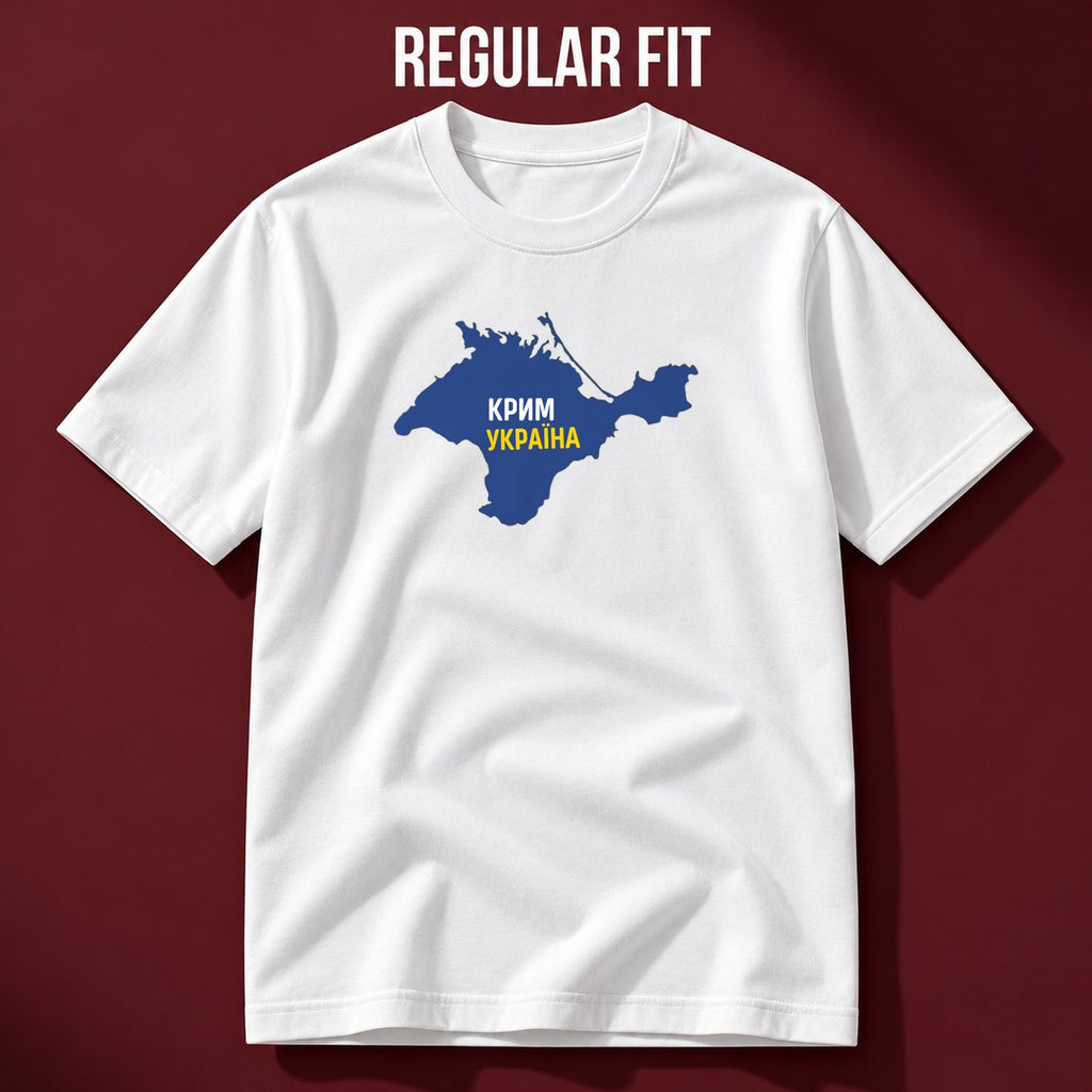 ФУТБОЛКА С ПРИНТОМ "Крим Україна"