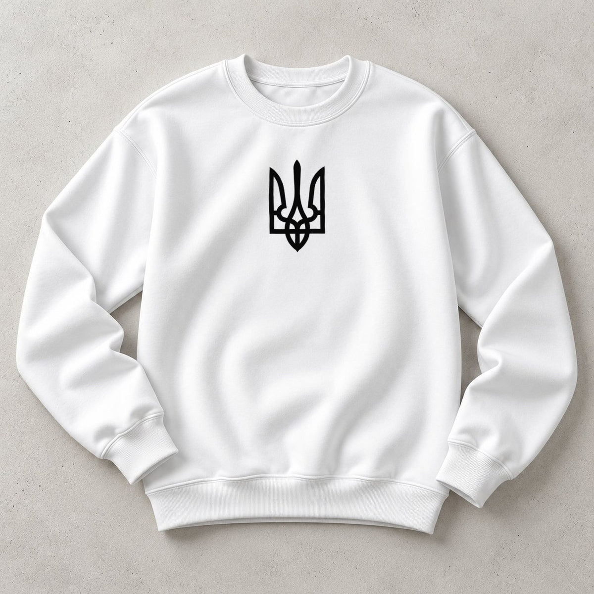 СВИТШОТ С ПРИНТОМ "Тризуб"