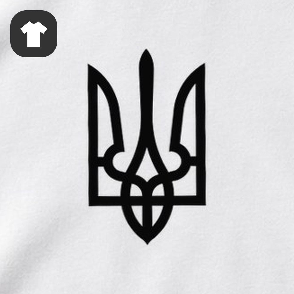 ФУТБОЛКА С ПРИНТОМ "Тризуб"