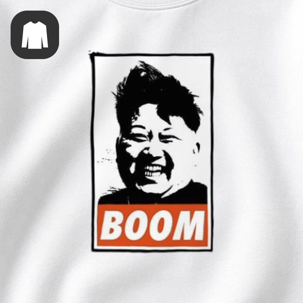 СВИТШОТ С ПРИНТОМ "Boom"