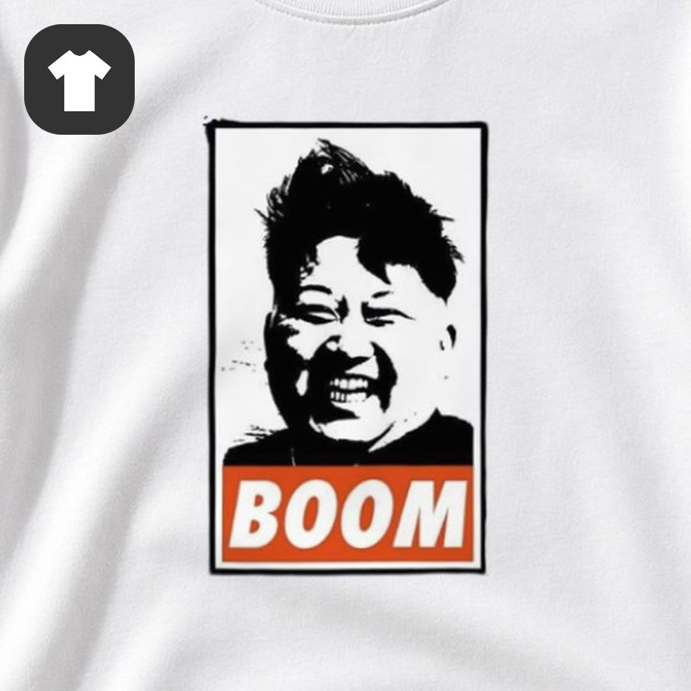 ФУТБОЛКА С ПРИНТОМ "Boom"