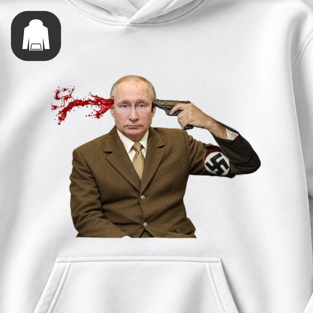 ХУДИ С ПРИНТОМ "С Пистолетом У Виска"