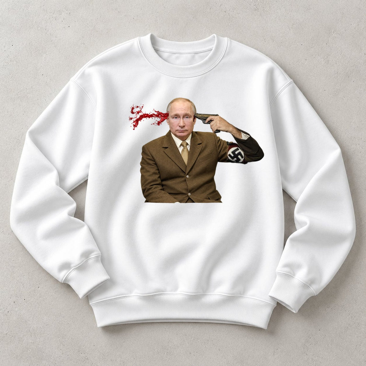 СВИТШОТ С ПРИНТОМ "С Пистолетом У Виска"
