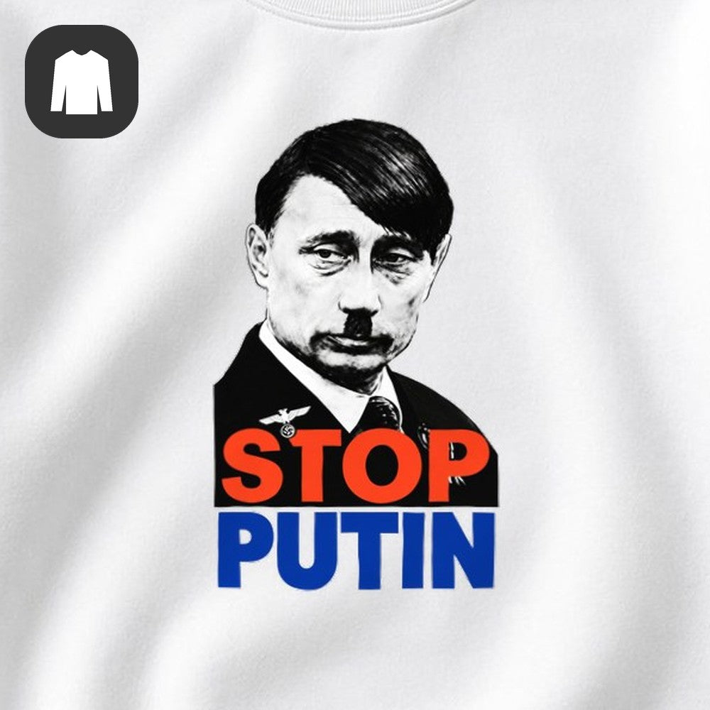 СВИТШОТ С ПРИНТОМ "Stop Putin"