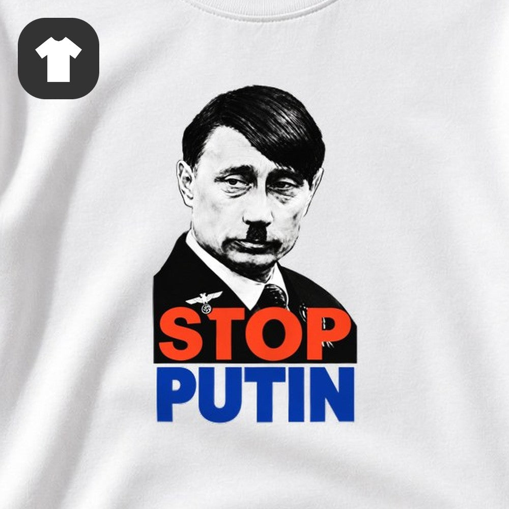 ФУТБОЛКА С ПРИНТОМ "Stop Putin"