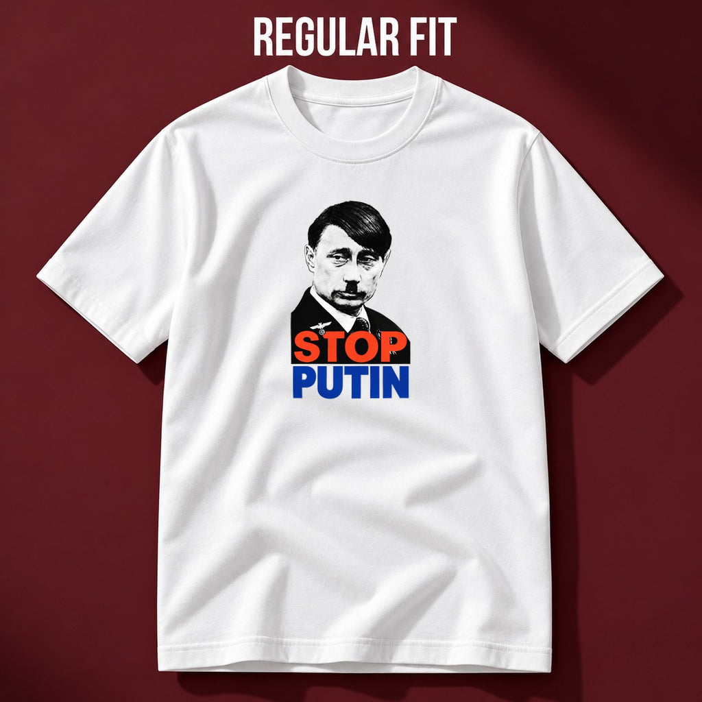 ФУТБОЛКА С ПРИНТОМ "Stop Putin"