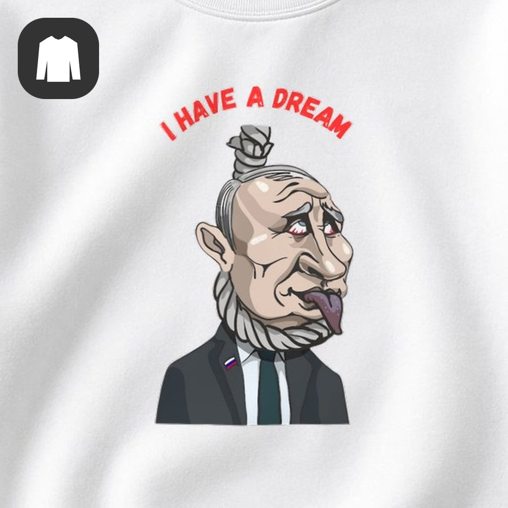 СВИТШОТ С ПРИНТОМ "I Have A Dream"
