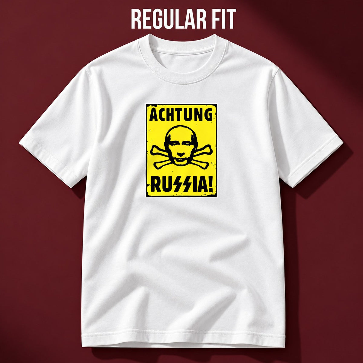 ФУТБОЛКА С ПРИНТОМ "Achtung"
