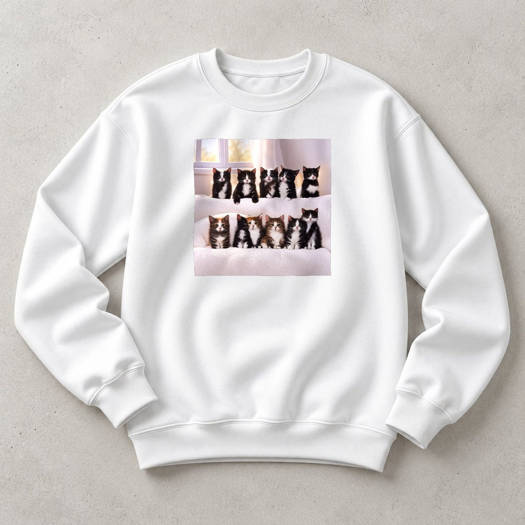 СВИТШОТ С ПРИНТОМ "Котята"