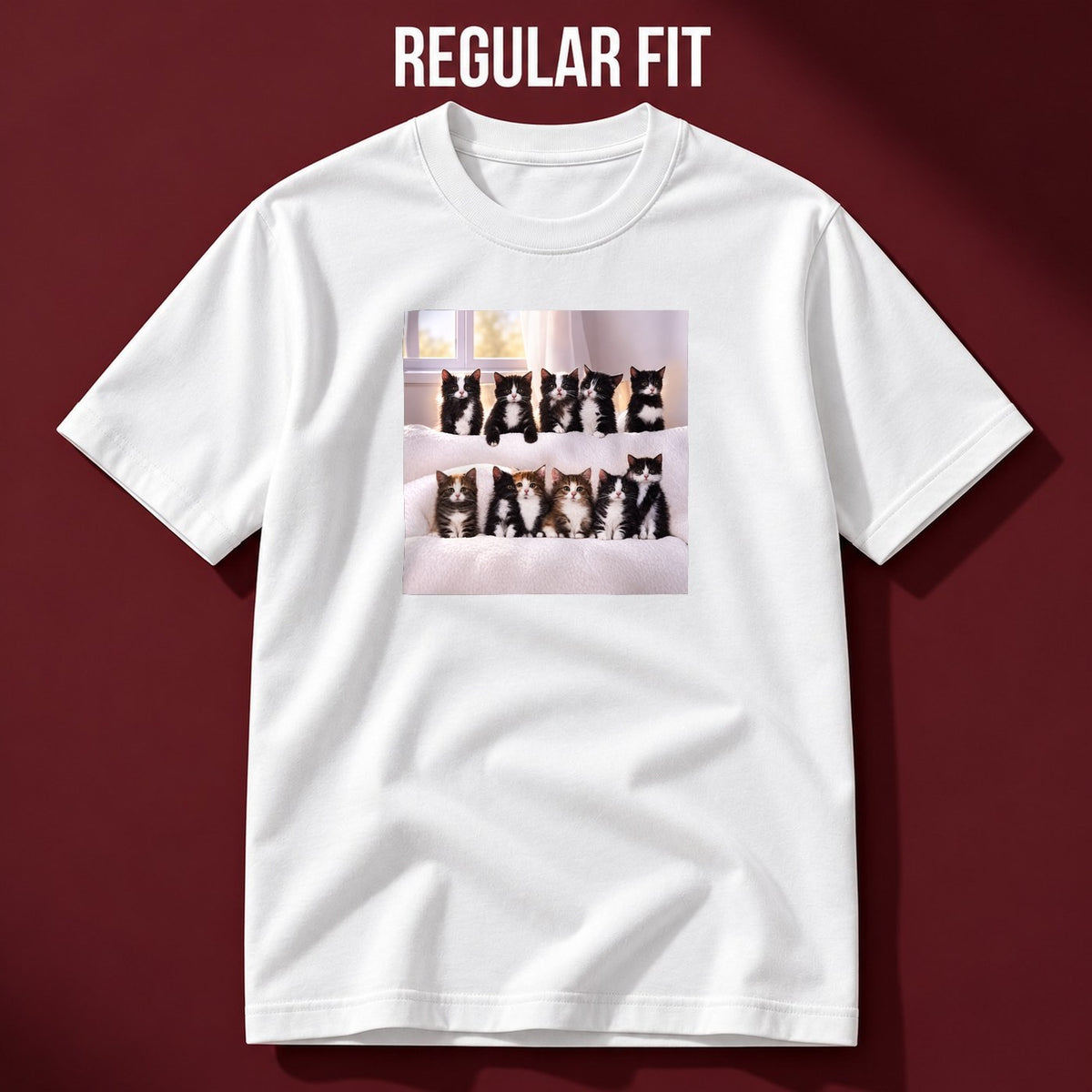 ФУТБОЛКА С ПРИНТОМ "Котята"