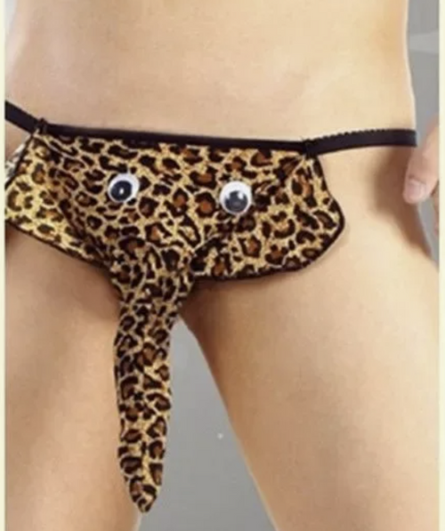 Elephant Thong — Leopard Print